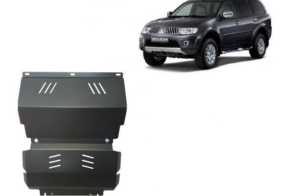 Motor en Radiator Beschermplaat voor Mitsubishi Pajero Sport 2