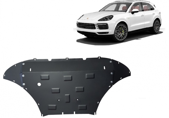 Motor en Radiator Beschermplaat voor Porsche Cayenne
