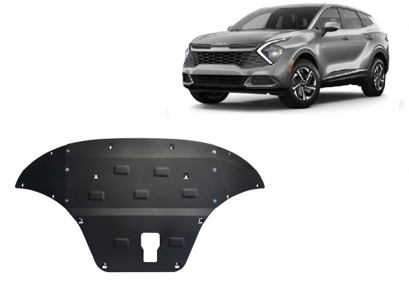 Motor, Versnellingsbak en Radiator Beschermplaat voor Kia Sportage