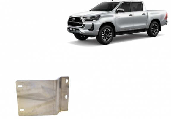 DPF sensoren  aluminium Beschermplaat voor Toyota Hilux