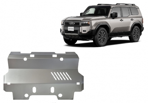 Radiator Beschermplaat voor Toyota Land Cruiser 250 - Aluminium 