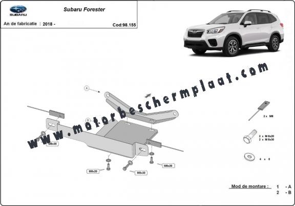 Differentieel Beschermplaat Subaru Forester