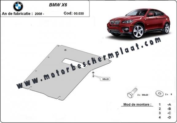 Versnellingsbak Beschermplaat voor BMW X6