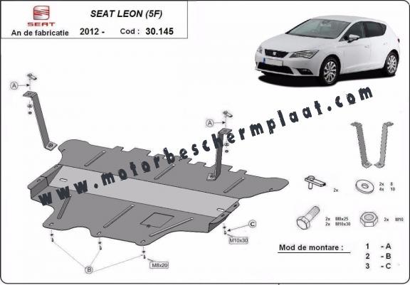 Motor en Versnellingsbak Beschermplaat voor Seat Leon Mk3