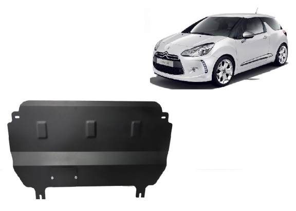 Motor en Versnellingsbak Beschermplaat voor Citroen DS3