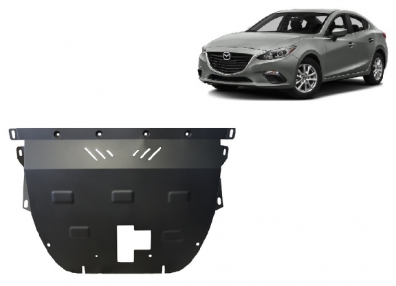 Motor, Versnellingsbak en Radiator Beschermplaat voor Mazda 3
