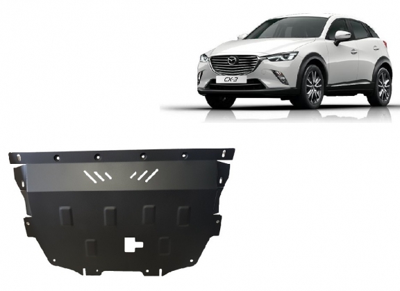 Motor en Versnellingsbak Beschermplaat voor Mazda CX3