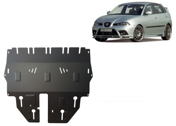Motor, Versnellingsbak en Radiator Beschermplaat voor Seat Ibiza Benzine