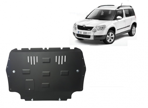 Motor, Versnellingsbak en Radiator Beschermplaat voor Skoda Yeti