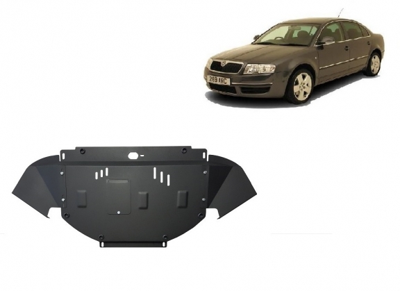 Motor en Radiator Beschermplaat voor Skoda Superb