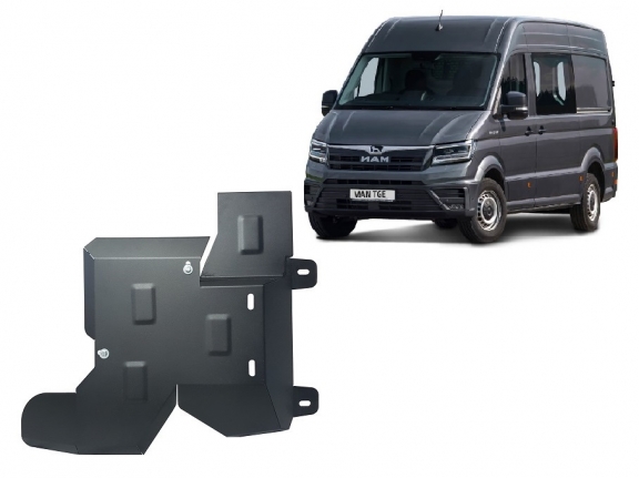 AdBlue tank Beschermplaat voor Man TGE / 18 L