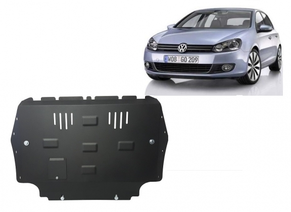 Motor, Versnellingsbak en Radiator Beschermplaat voor VW Golf 6