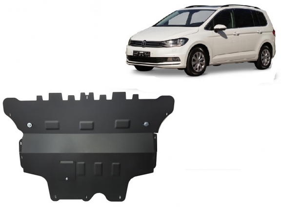 Motor, Versnellingsbak en Radiator Beschermplaat voor VW Touran - automatische versnellingsbak