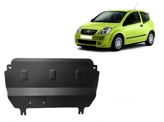 Motor, Versnellingsbak en Radiator Beschermplaat voor Citroen C2