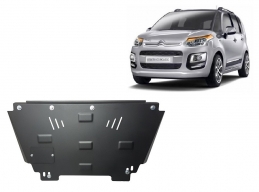 Motor en Versnellingsbak Beschermplaat voor Citroen C3 Picasso