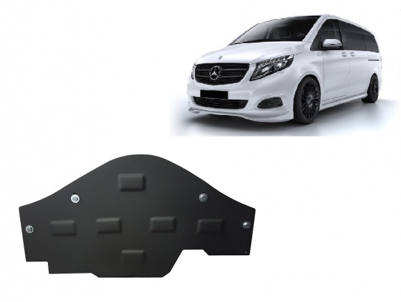Stop&Go Systeem Beschermplaat voor Mercedes Viano W447, 4x2, 1.6 D
