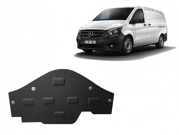 Stop&Go Systeem Beschermplaat voor Mercedes Vito W447, 4x2, 1.6 D