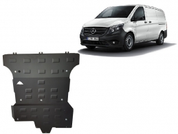 Motor, Versnellingsbak en Radiator Beschermplaat voor Mercedes Vito W447, 2.2 D, 4x4