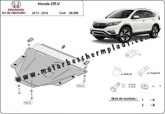 Motor, Versnellingsbak en Radiator Beschermplaat voor Honda CR-V Gen 4