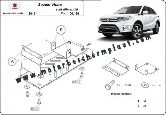 Differentieel Beschermplaat Suzuki Vitara