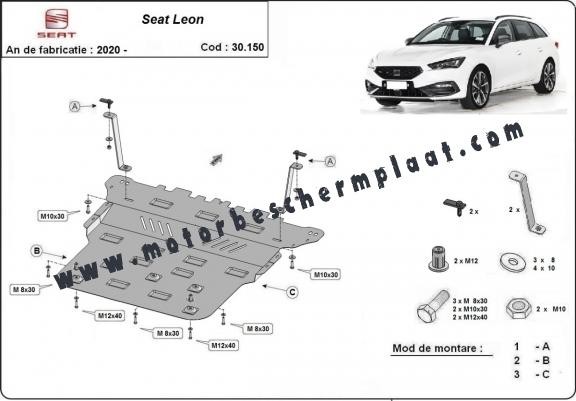 Motor en Versnellingsbak Beschermplaat voor Seat Leon Mk4