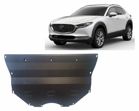Motor, Versnellingsbak en Radiator Beschermplaat voor Mazda CX-30