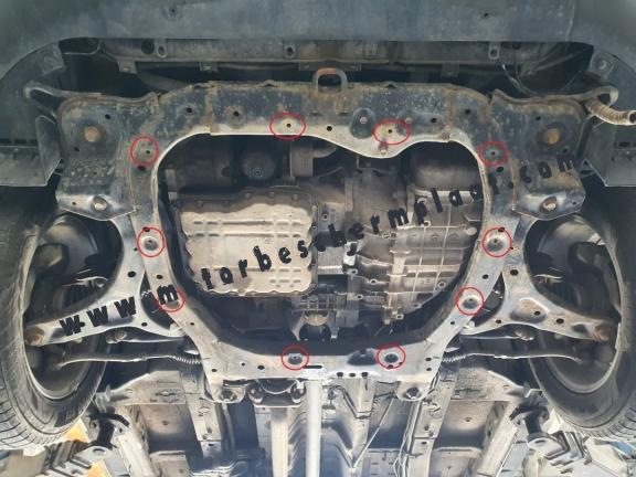 Motor en Versnellingsbak Beschermplaat voor Kia Sorento XM (Pre-facelift)