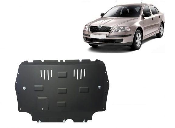 Motor, Versnellingsbak en Radiator Beschermplaat voor Skoda Octavia 2