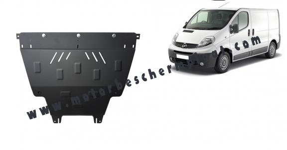 Motor, Versnellingsbak en Radiator Beschermplaat voor Opel Vivaro A (2011-2014)