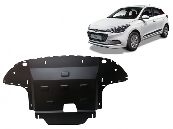 Motor, Versnellingsbak en Radiator Beschermplaat voor Hyundai i20