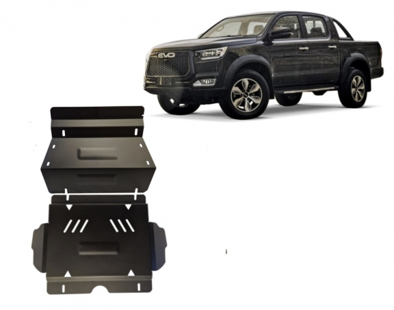 Motor en Radiator Beschermplaat voor Evo Cross 4