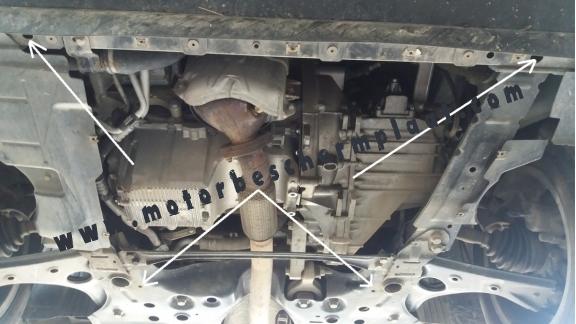 Motor, Versnellingsbak en Radiator Beschermplaat voor Opel Combo D 