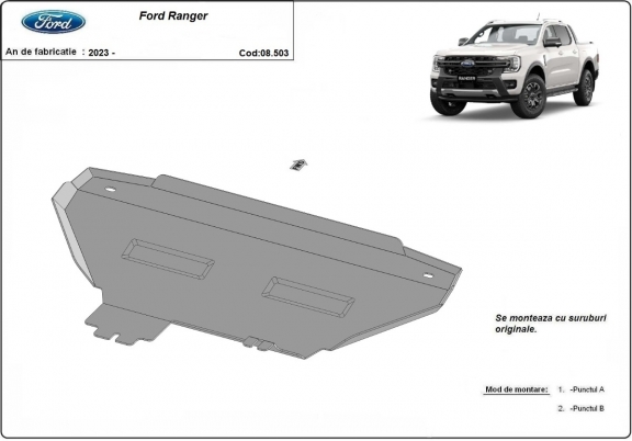 Radiator Beschermplaat voor Ford Ranger