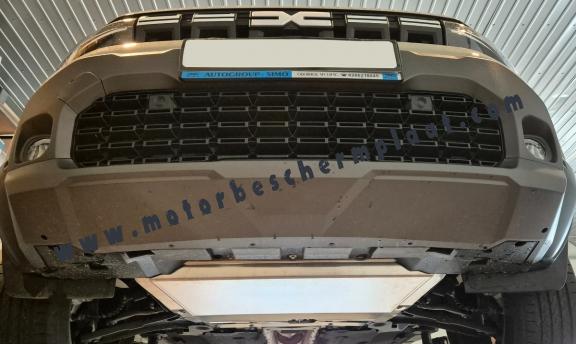 Motor, Versnellingsbak en Radiator aluminium Beschermplaat voor Dacia Duster - 4x2 +4x4
