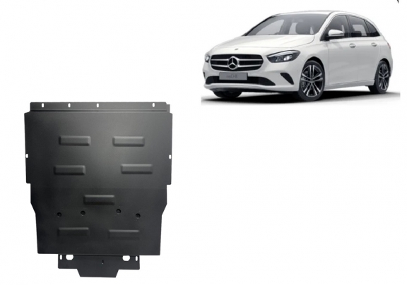 Motor, Versnellingsbak en Radiator Beschermplaat voor Mercedes B-Class W247