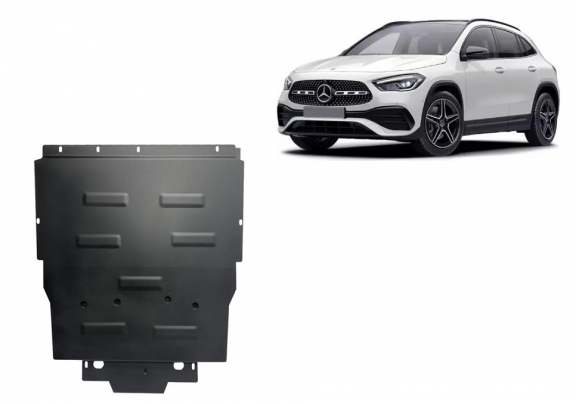 Motor, Versnellingsbak en Radiator Beschermplaat voor Mercedes GLA H247
