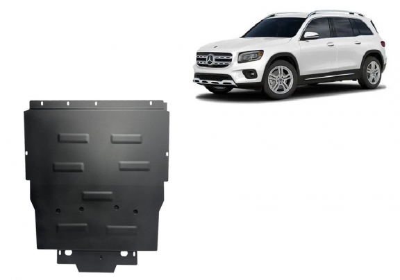 Motor, Versnellingsbak en Radiator Beschermplaat voor Mercedes GLB X247