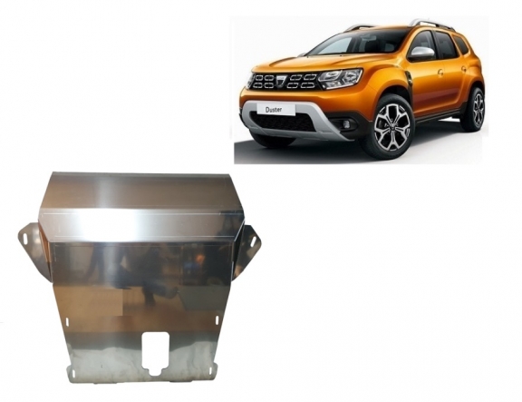 Aluminium Motor, Versnellingsbak en Radiator Beschermplaat voor Dacia Duster