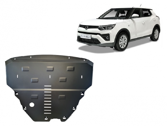 Motor en Radiator Beschermplaat voor SsangYong Tivoli