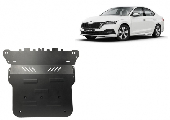 Motor, Versnellingsbak en Radiator Beschermplaat voor Skoda Octavia 4