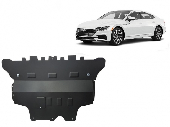 Motor, Versnellingsbak en Radiator Beschermplaat voor VW Arteon - automatische versnellingsbak