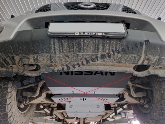 Versnellingsbak  Beschermplaat voor Nissan Navara D40
