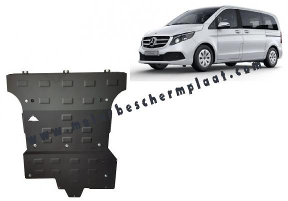 Motor, Versnellingsbak en Radiator Beschermplaat voor Mercedes V-Class W447, 2.2 D, 4x4