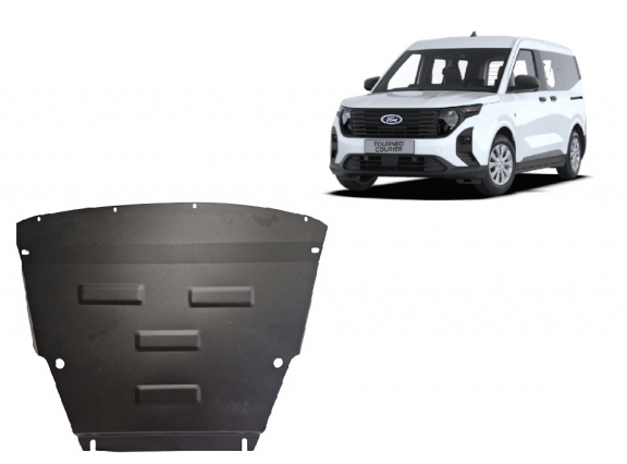 Motor, Versnellingsbak en Radiator Beschermplaat voor Ford Tourneo Courier