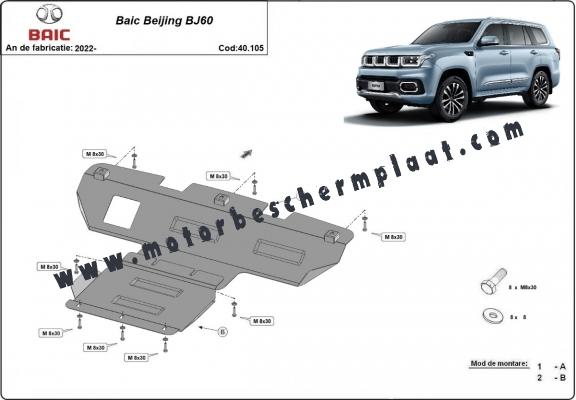 Motor Beschermplaat voor Baic Beijing BJ60