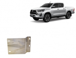 DPF sensoren  aluminium Beschermplaat voor Toyota Hilux