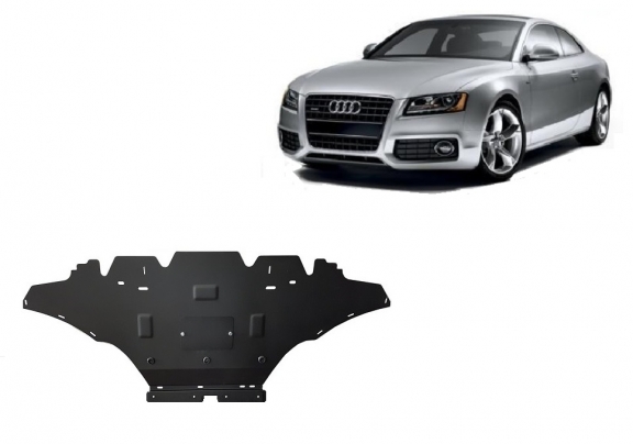Motor en Radiator Beschermplaat voor Audi A5, benzine