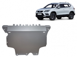 Aluminium Motor, Versnellingsbak en Radiator Beschermplaat voor Seat Ateca