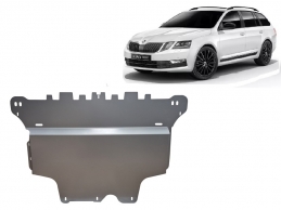 Aluminium Motor en Versnellingsbak Beschermplaat voor Skoda Octavia 3