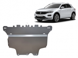 Aluminium Motor, Versnellingsbak en Radiator Beschermplaat voor Volkswagen T-Roc